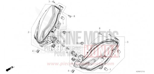 FRONT WINKER SH125ADP de 2023